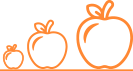 Daily growth rate icon